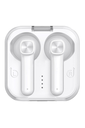 Bluetooth Wireless Earphones With White Charging Case