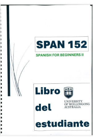 SPAN152 Subject Handbook Spring Session 2026