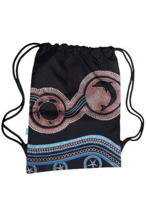 Waterways Drawstring Bag