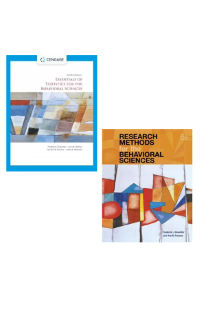 Research Methods for the Behavioral Sciences 6e + Essentials of Statistics for the Behavioral Sciences 10e