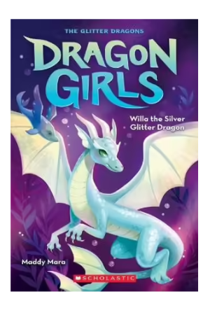 Willa the Silver Glitter Dragon