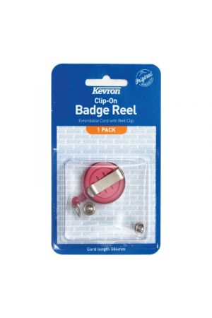 Kevron Clip on Badge Reel Assorted Colours