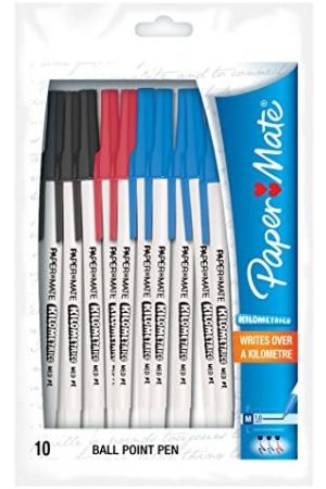 Paper Mate Kilometrico BallPoint Pen 10 Pack