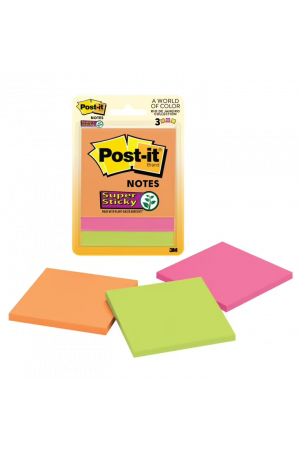 3M Post-it Super Sticky Notes