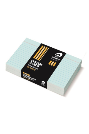 Olympic Blue System Cards 100x150mm