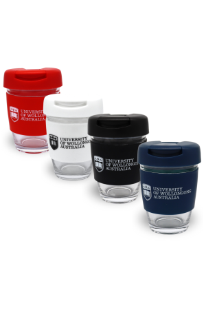 UOW Reusable Glass Coffee Cup