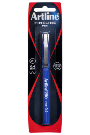Artline Fineline Pen Fine - Blue