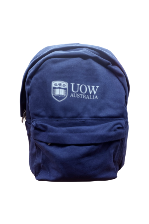 Navy UOW Canvas Backpack