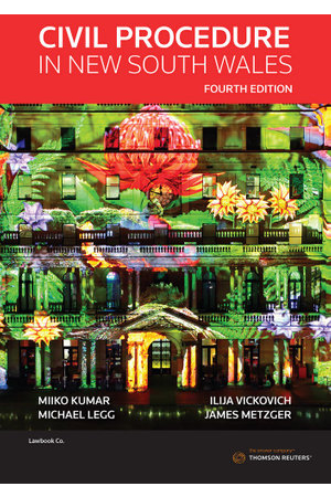 Civil Procedure in New South Wales 4th edition