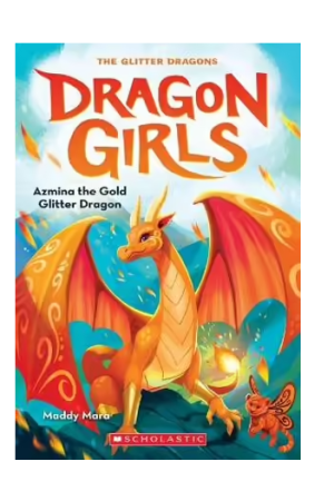 Azmina the Gold Glitter Dragon