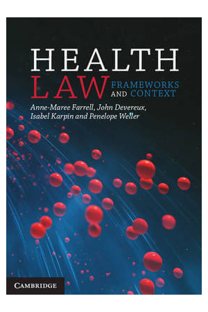 Health Law: Frameworks and Context