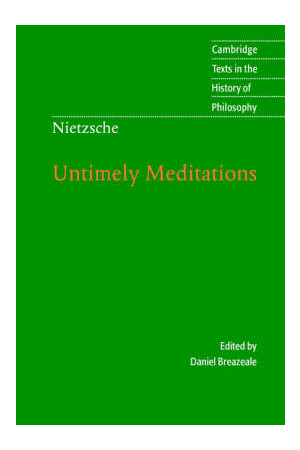 Untimely Meditiations contains 4 Short W