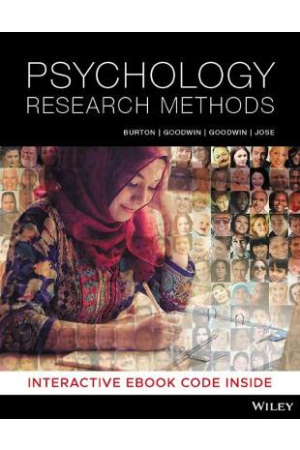 Psychology Research Methods, 1st Edition