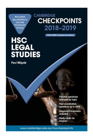 HSC LEGAL STUDIES : CHECKPOINT 2018-2019