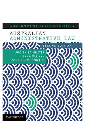 Government Accountability | Australian Administrative Law 2nd Edition
