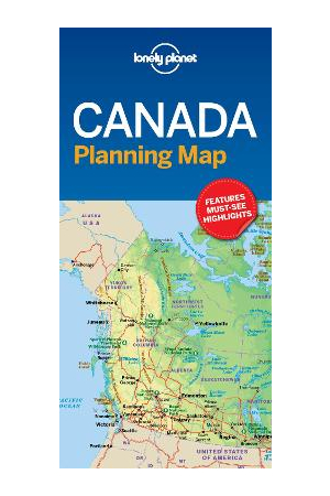 Canada Planning Map Lonely Planet Travel Guide : 1st Edition