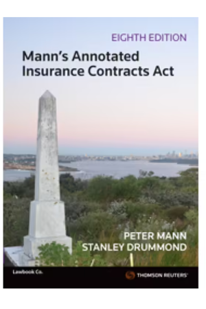 Mann's Annotated Insurance Contracts Act Plus Supplement 8th Edition