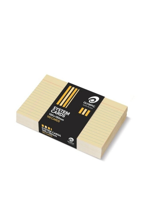 Olympic Yellow System Cards 100x150mm