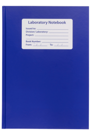Laboratory Notebook - Blue