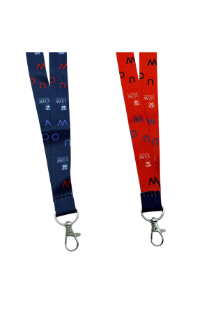 UOW Lanyard - Blue/Red