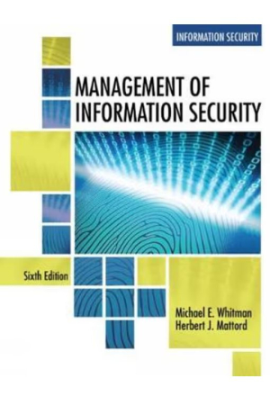 Management of Information Security 6th edition
