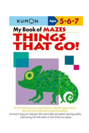 My Book of Mazes : Things that Go! | Kumon Workbooks