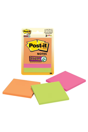 3M Post-it Super Sticky Notes