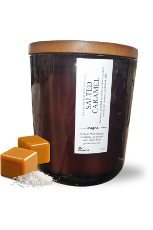 Salted Caramel XXL Soy Wax Candle Amber