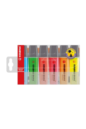 Stabilo Boss Highlighter Bright 6 Pack