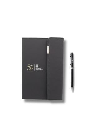 UOW 50th Anniversary Notebook and Pen Set