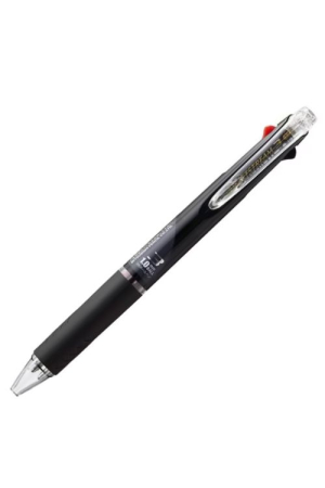 Uni Jetstream Retractable Rollerball 3 Colour Pen - Black