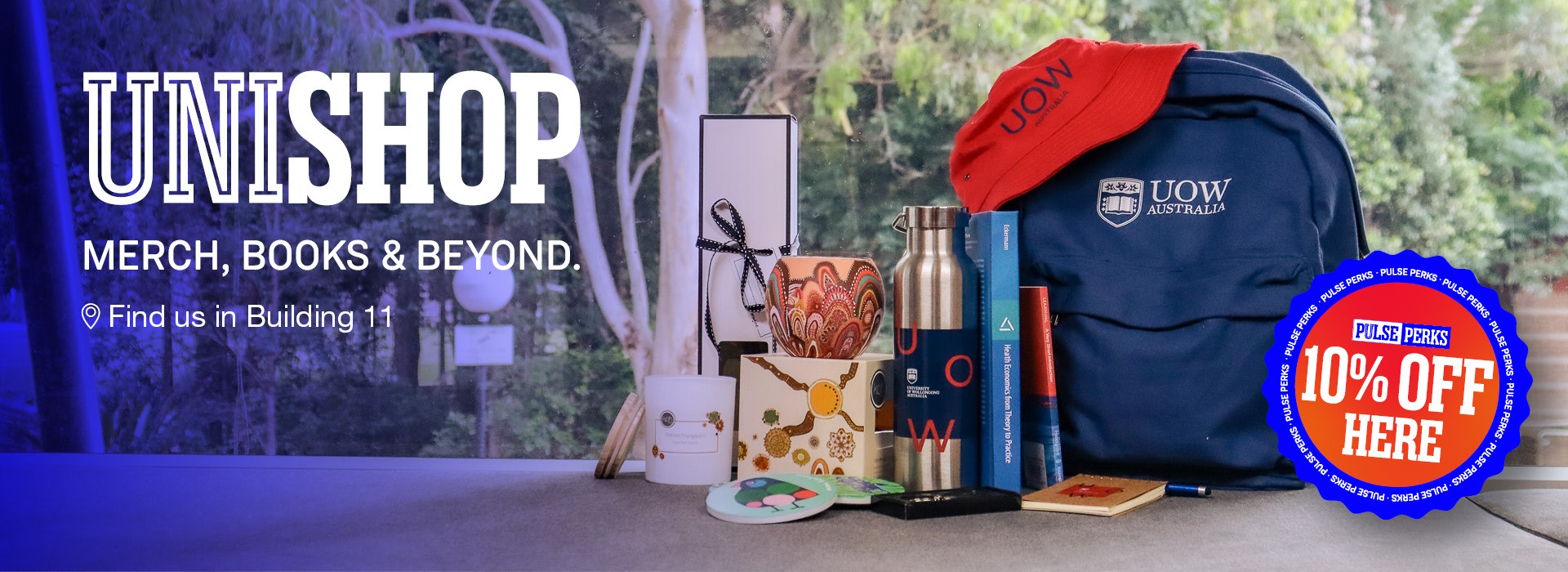 10% off at UniShop Banner