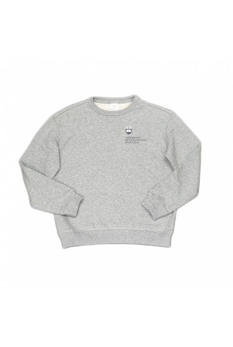 UOW Crew Neck Jumper Grey