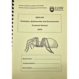 BIOL104 Practical Manual Autumn 2025