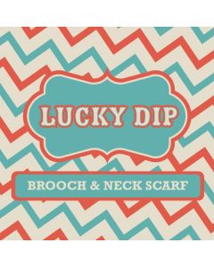 Lucky Dip Brooch and Neck Scarf