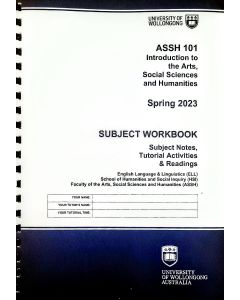 ASSH101 Spring 2023 Subject Workbook
