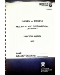 CHEM214/CHEM814 Spring 2023 Practical Manual