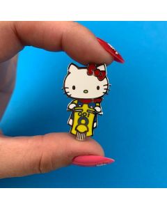 Hello Kitty Scooter Enamel Pin