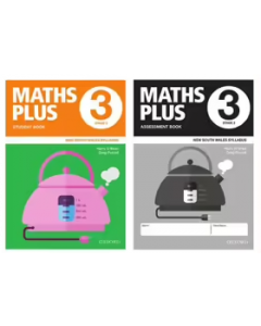 Maths Plus NSW Syllabus Student and Assessment Book 3 Value Pack, 2020