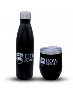 UOW Drink Bottle / Coffee Cup Gift Set