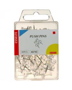 Esselte Clear Push Pins