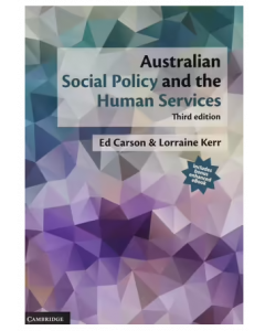 Australian Social Policy and the Human Services 3rd edition
