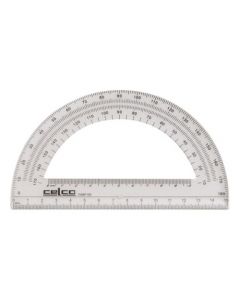 Celco 180 Degree Protractor 15cm - Clear