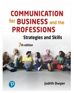 Communication for Business and the Professions: Strategies and Skills 7th edition