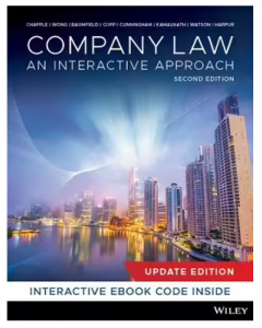 Company Law An Interactive Approach: 2nd Update Edition