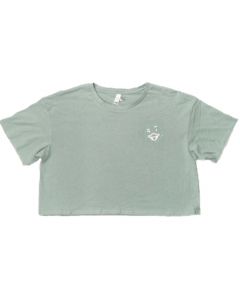 Ladies Duck Crop T-Shirt Sage
