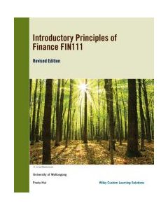 FIN111 Introductory Principles of Finance