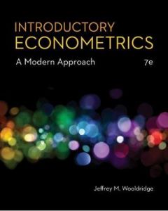 Introductory Econometrics 7th edition - A Modern Approach