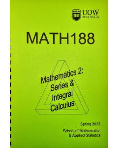 MATH188 Spring 2023 Subject Workbook