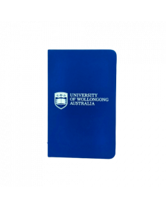 UOW Navy Notebook A6